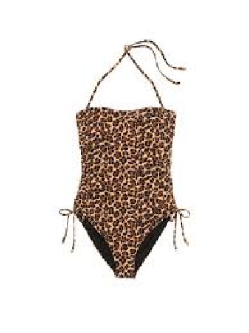 Essential Strapless Ruched One-Piece Swimsuit