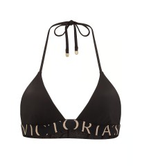 Купальник Exploded Logo Black Triangle Bikini Top Set Victoria's Secret