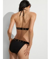 Купальник Exploded Logo Black Triangle Bikini Top Set Victoria's Secret