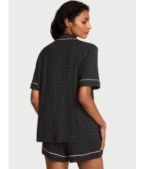 Піжама SoSoft Modal Short Pajama Set Black Pretty Blossom Dot