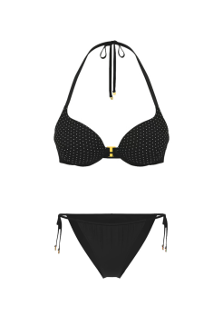 Купальник Bombshell Add-2-Cups Diamanté Push-Up Bikini Set