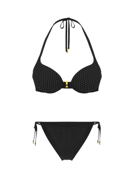 Купальник Bombshell Add-2-Cups Diamanté Push-Up Bikini Set