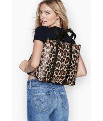 Рюкзак Victoria’s Secret Studded Convertible Backpack Animal Print - Leopard