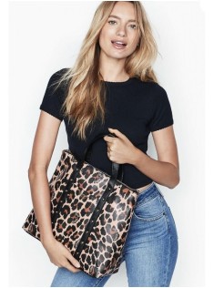 Рюкзак Victoria's Secret Studded Convertible Backpack Animal Print - Leopard