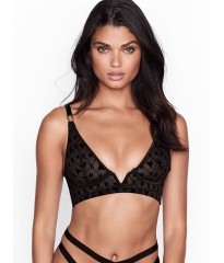 Бюстгальтер Victoria's Secret Luxe Lingerie Logo V-wire Long Line Bralette