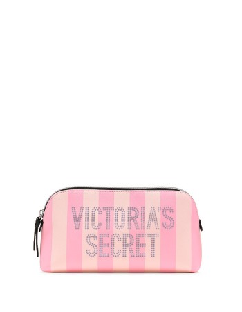 Косметичка Victoria’s Secret signature stripe beauty bag