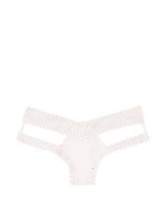 Трусики Victoria Secret Viry Sexy White Lace Cheeky