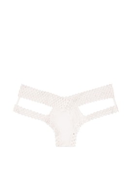Трусики Victoria Secret Viry Sexy White Lace Cheeky