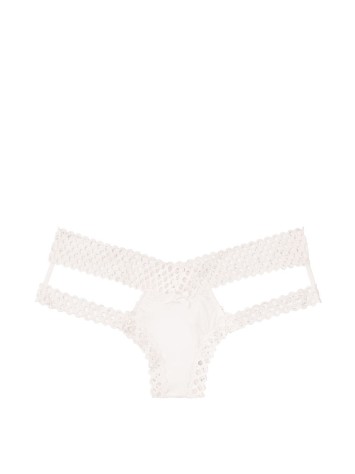 Трусики Victoria Secret Viry Sexy White Lace Cheeky