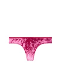 Трусики Victoria’s Secret Thong, велюровые стринги