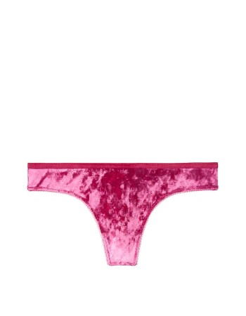 Трусики Victoria’s Secret Thong, велюровые стринги