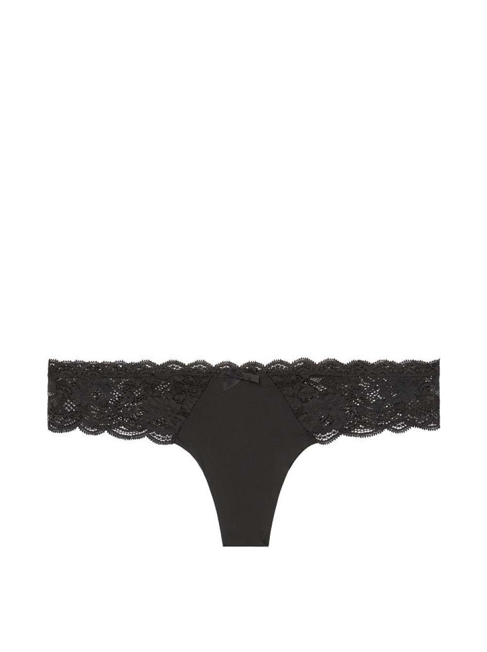 ❤️VICTORIAS SECRET Dream Angels Very Sexy Lacy Thong Panty Black