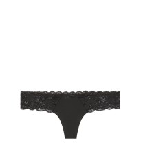 Трусики Victoria's Secret Dream Angels Black Lace Thong panty