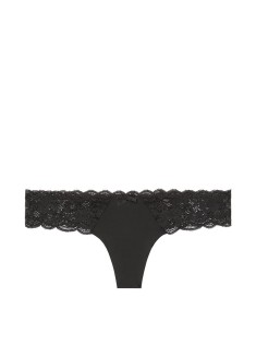 Трусики Victoria's Secret Dream Angels Black Lace Thong panty