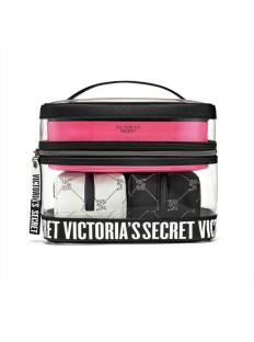 VS Monogram 4-in-1 Beauty Bag set Набір косметичок Victoria's Secret