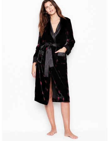 Халат Victoria's Secret Floral print Lux Robe