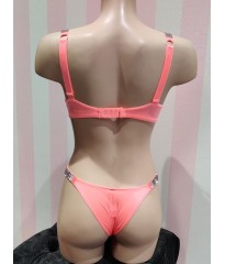 Комплект білизни Victoria's Secret Very Sexy Neon Pink Push-up Bra set