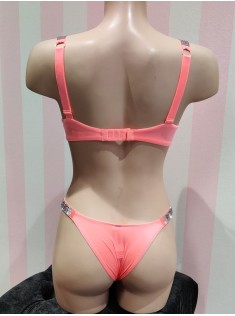 Комплект білизни Victoria's Secret Very Sexy Neon Pink Push-up Bra set