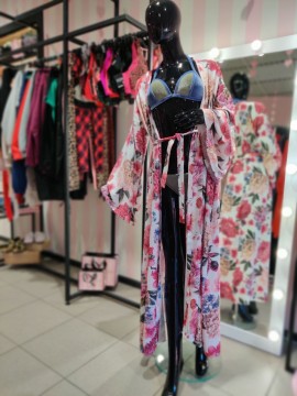Cuteberry туника принт розы