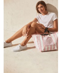Пляжная сумка Victoria’s Secret Logo Stripe Tote