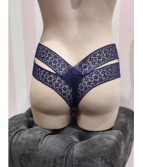 Трусики чіки Victoria's Secret Very Sexy Deep Blue Lace