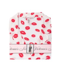Піжама Victoria's Secret Cotton Short PJ Set print kisses