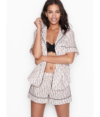Піжама Victoria's Secret Cotton Short PJ Set LOVE print