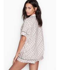 Піжама Victoria's Secret Cotton Short PJ Set LOVE print