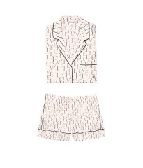 Піжама Victoria's Secret Cotton Short PJ Set LOVE print