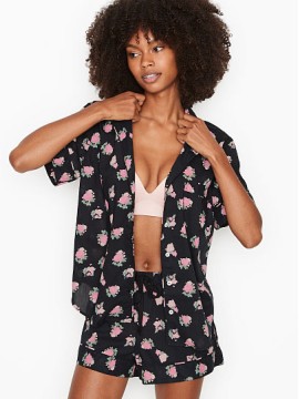 Пижама Victoria’s Secret Cotton Short PJ Set Floral print