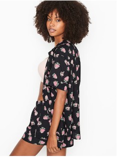Піжама Victoria's Secret Cotton Short PJ Set Floral print
