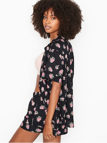 Піжама Victoria's Secret Cotton Short PJ Set Floral print