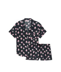 Піжама Victoria's Secret Cotton Short PJ Set Floral print