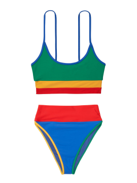 Купальник BEACH RIOT Retro Rainbow