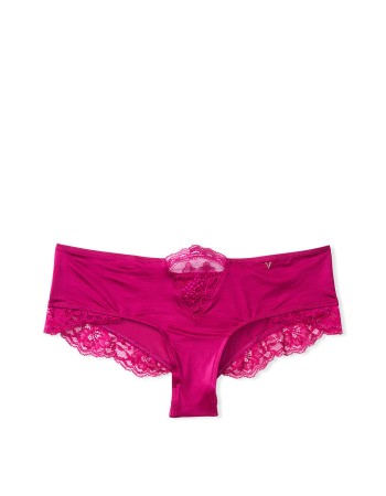 Трусики чики Victoria's Secret Very Sexy Lace Cheeky Panty Fuchsia