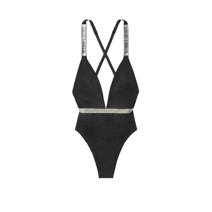 Цельный купальник Victoria’s Secret Shine Strap