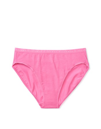 Трусики бавовняні Вікторія Сікрет Pink Bikini Panty logo VS