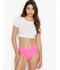 Трусики бавовняні Вікторія Сікрет Pink Bikini Panty logo VS