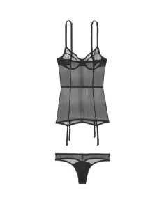 Боді Victoria's Secret Very Sexy Black Lace Babydoll