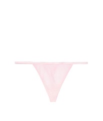 Трусики стрінги Victoria's Secret Cotton V-string Thong panty stripes