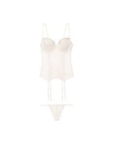 Боді Victoria's Secret Very Sexy White Lace Babydoll