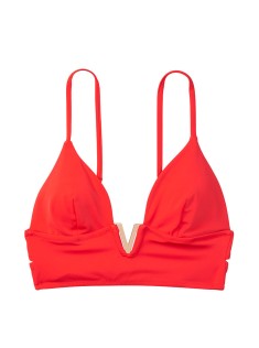 Купальник Виктория Сикрет V-hardware Red Bralette & Brazilian panty