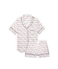 Пижама Victoria’s Secret Cotton Short PJ Set logo VS