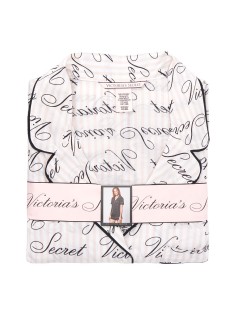 Піжама Victoria's Secret Cotton Short PJ Set logo VS
