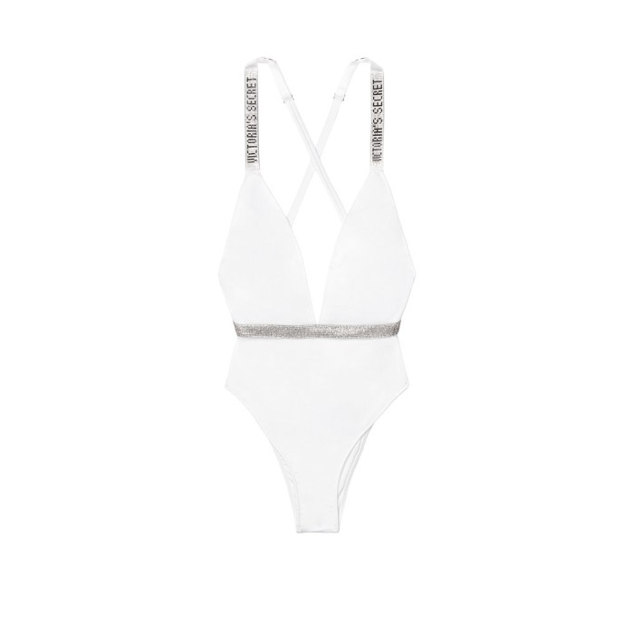 Купальник монокіні Вікторія Сікрет VS Shine Strap White