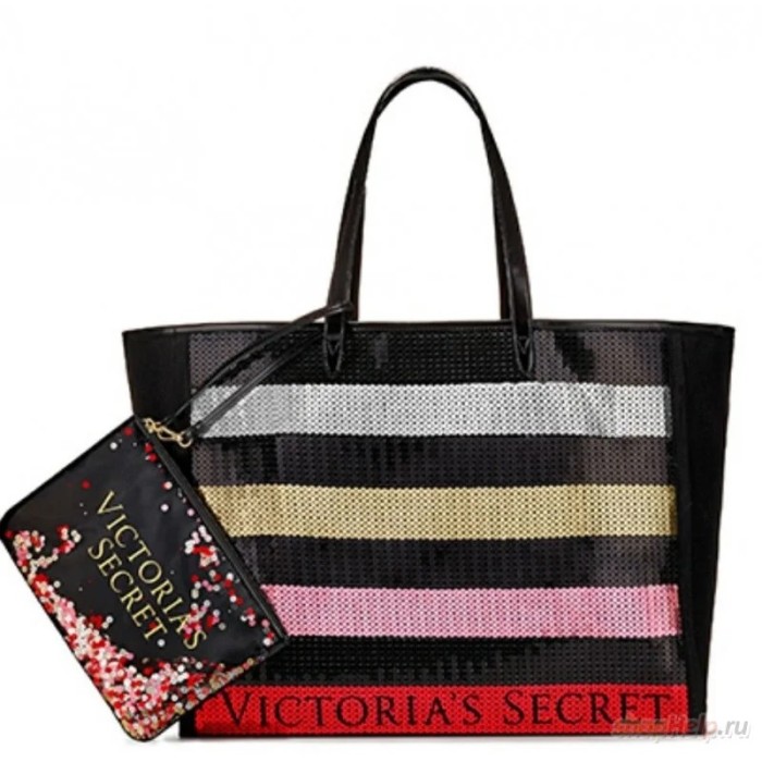 Пляжна сумка з паєтками Victoria's Secret