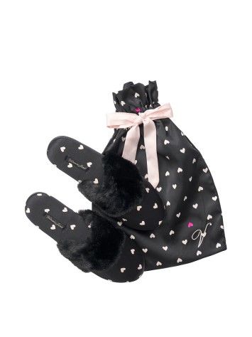 Домашні капці Victoria's Secret Slippers Hearts print