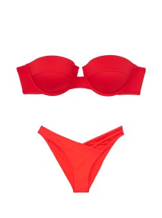 Купальник Victoria&#39;s Secret PINK Top &amp; Cheeky panty Lipstick