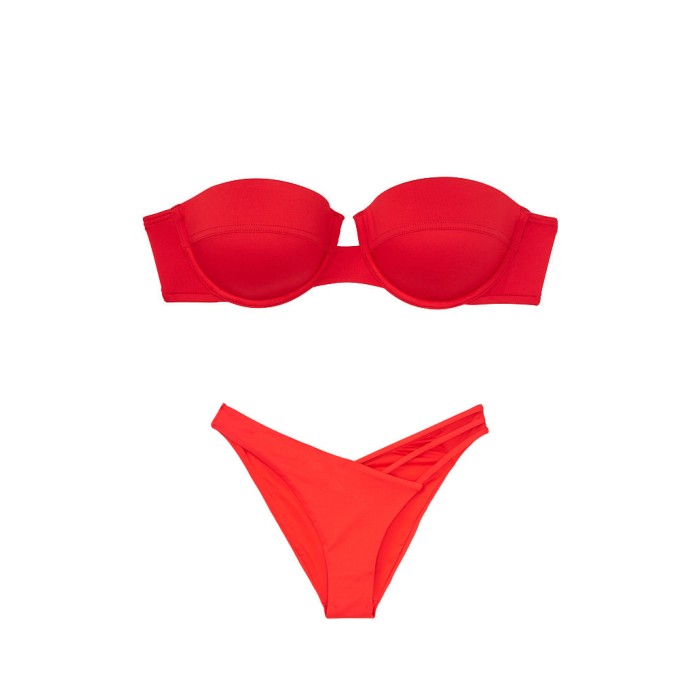 Купальник Victoria's Secret PINK Top &amp; Cheeky panty Lipstick