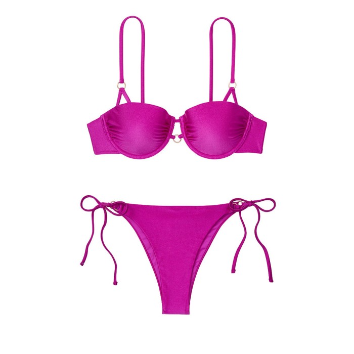 Купальник Victoria's Secret PINK Top &amp; Bikini panty Fuchsia